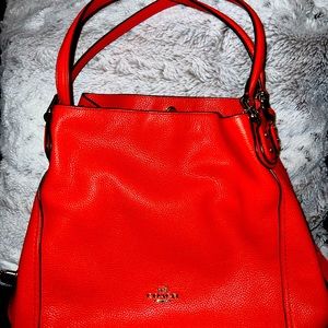 Orange Coach Edie 31 bag